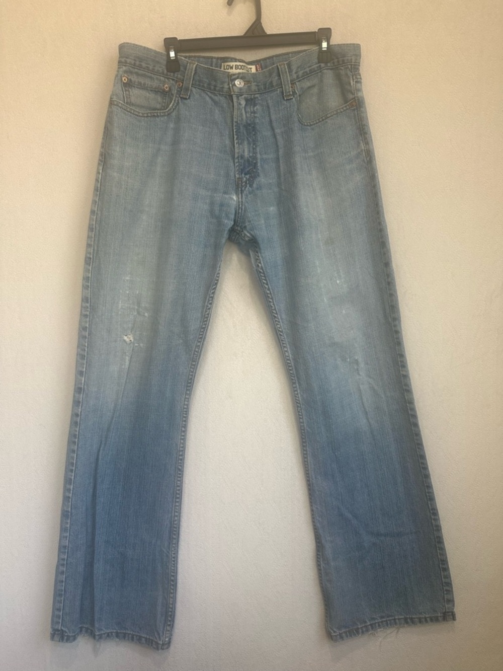 Levi's 527 Low Bootcut Light Blue Men's Jeans Sz 36 x 34